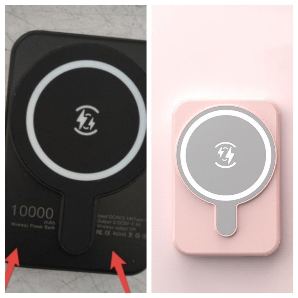 Mini Magnetic Wireless Power Bank – 5000mAh Fast Charging