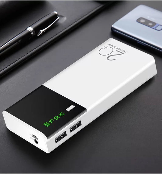 20000mAh Portable Power Bank – Fast Charging & Customizable Design