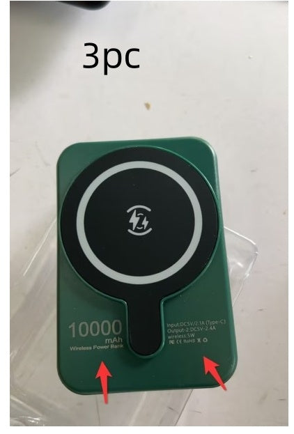 Mini Magnetic Wireless Power Bank – 5000mAh Fast Charging