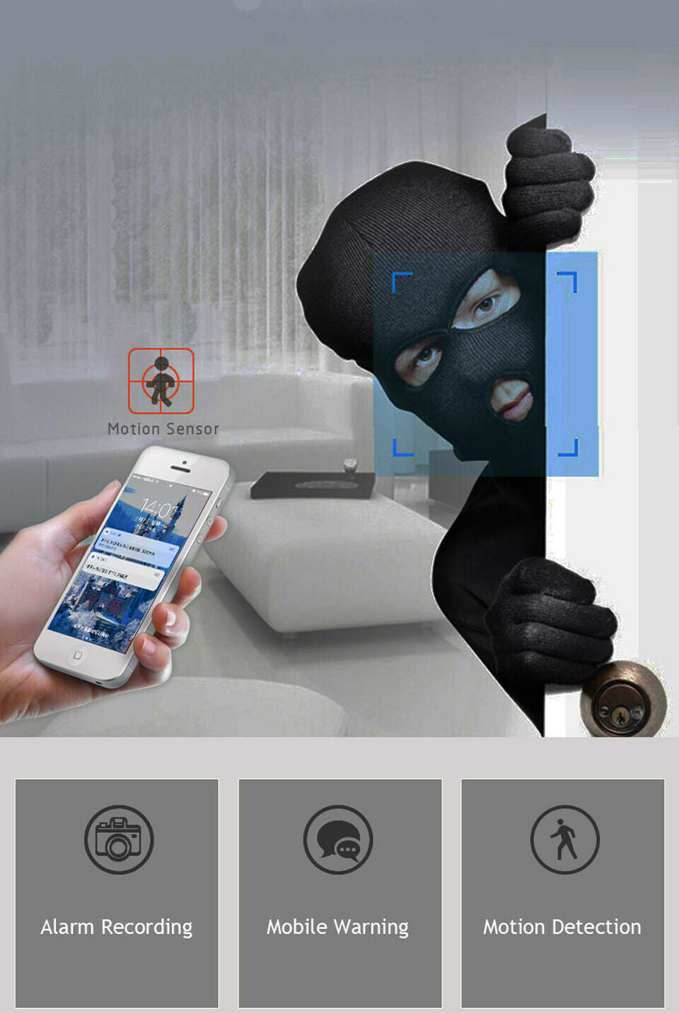WiFi Wireless CCTV IP Camera – Home Security Monitor