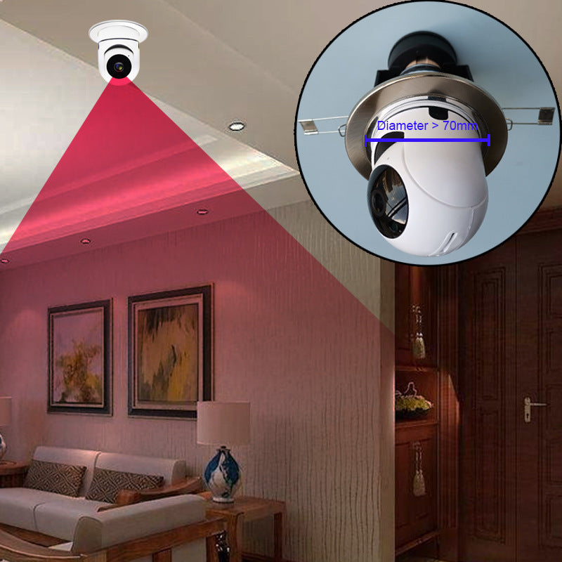 360° Bulb WiFi Security Camera – APP Smart Home Monitoring