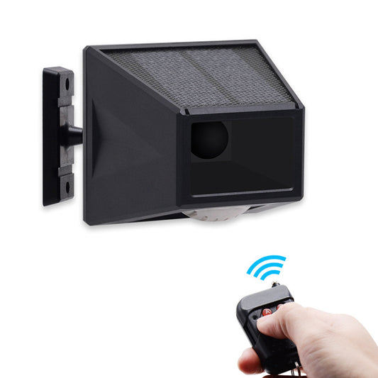 Solar Infrared Alarm Lamp – Motion Sensor with Remote Control