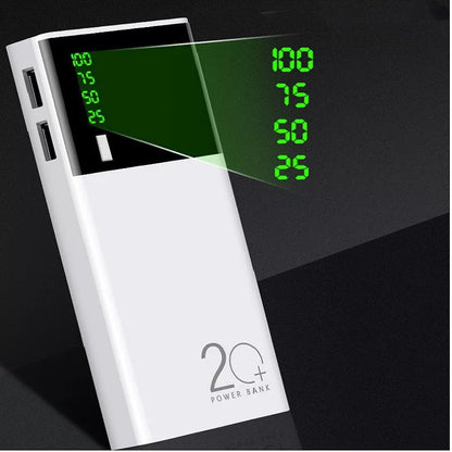 20000mAh Portable Power Bank – Fast Charging & Customizable Design