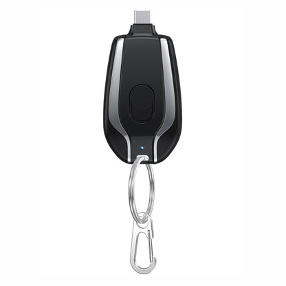 Mini Keychain Power Bank – 1500mAh Type-C Fast Charger