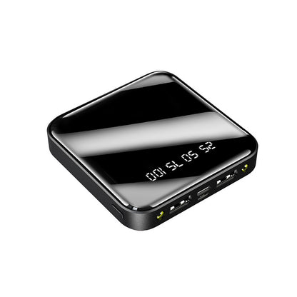 Mini 20000mAh Power Bank – Portable with Mirror & Digital Display