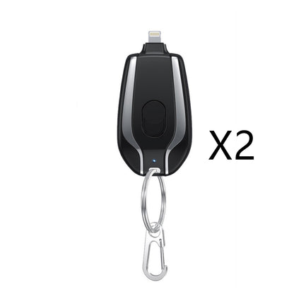 Mini Keychain Power Bank – 1500mAh Type-C Fast Charger