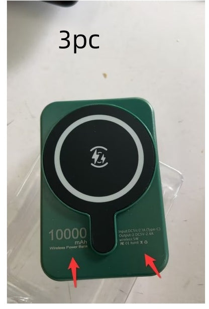 Mini Magnetic Wireless Power Bank – 5000mAh Fast Charging