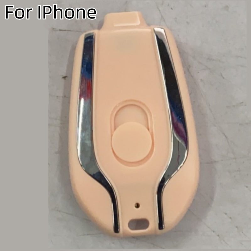 Mini Keychain Power Bank – 1500mAh Type-C Fast Charger