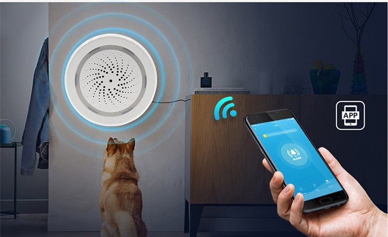 WiFi Smart Alarm – Wireless Sound & Light Security System