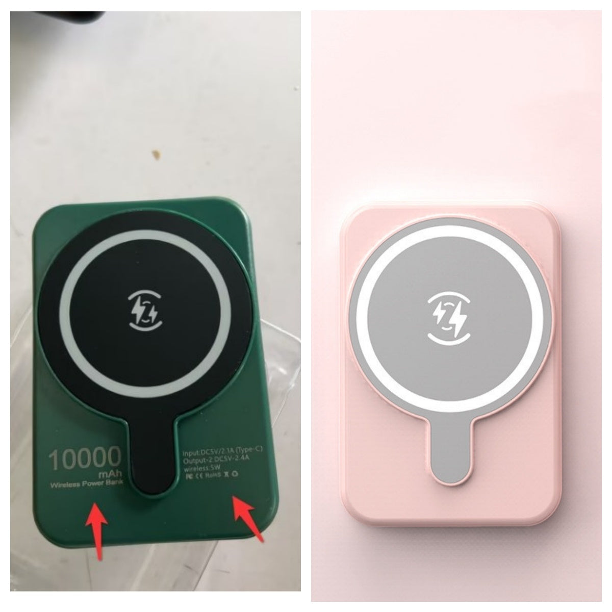 Mini Magnetic Wireless Power Bank – 5000mAh Fast Charging