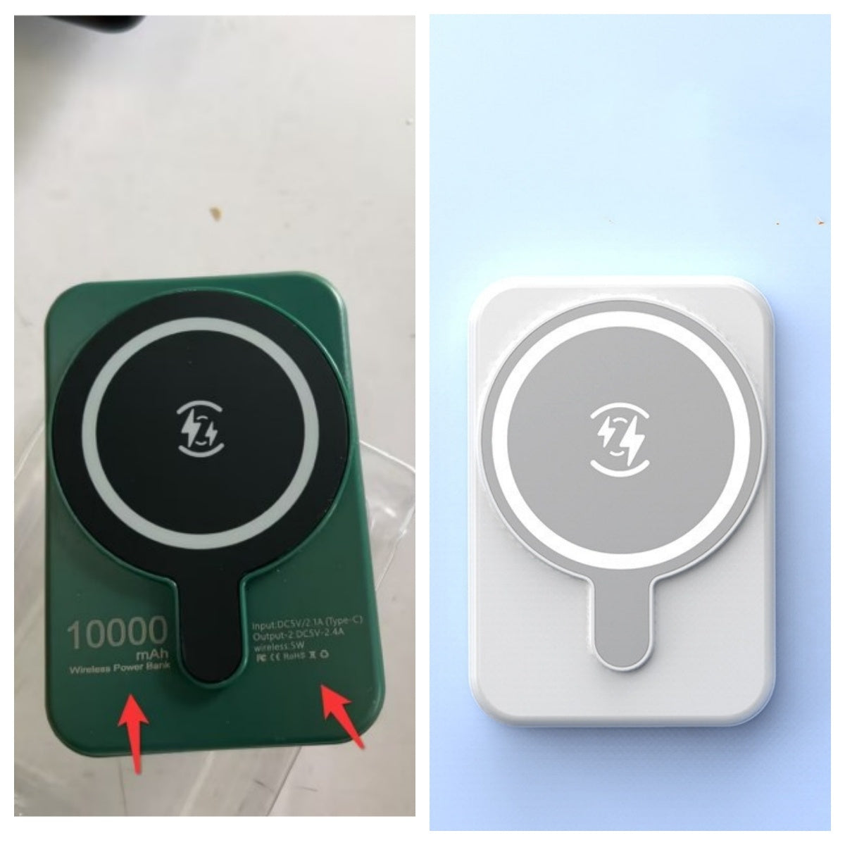 Mini Magnetic Wireless Power Bank – 5000mAh Fast Charging